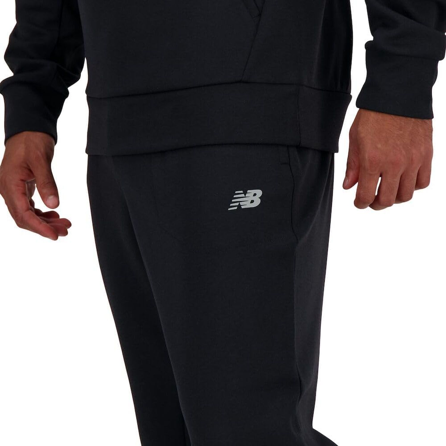 Pantalone Felpa NEW BALANCE Uomo tech knit Nero