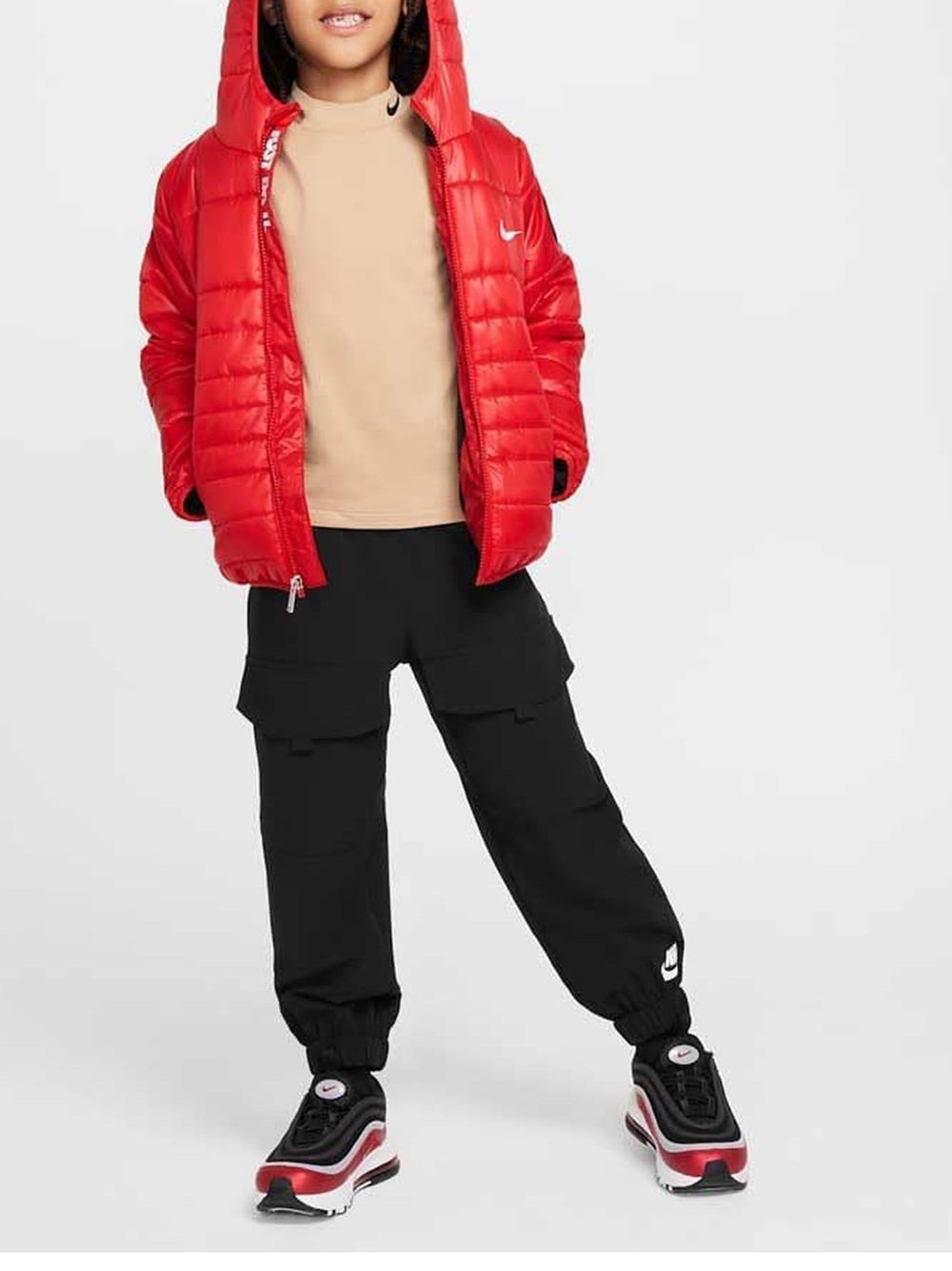 Giubbino Nike Youth Unisex Nkb Fill Quilted Rosso Nike  Angolo dello Sport