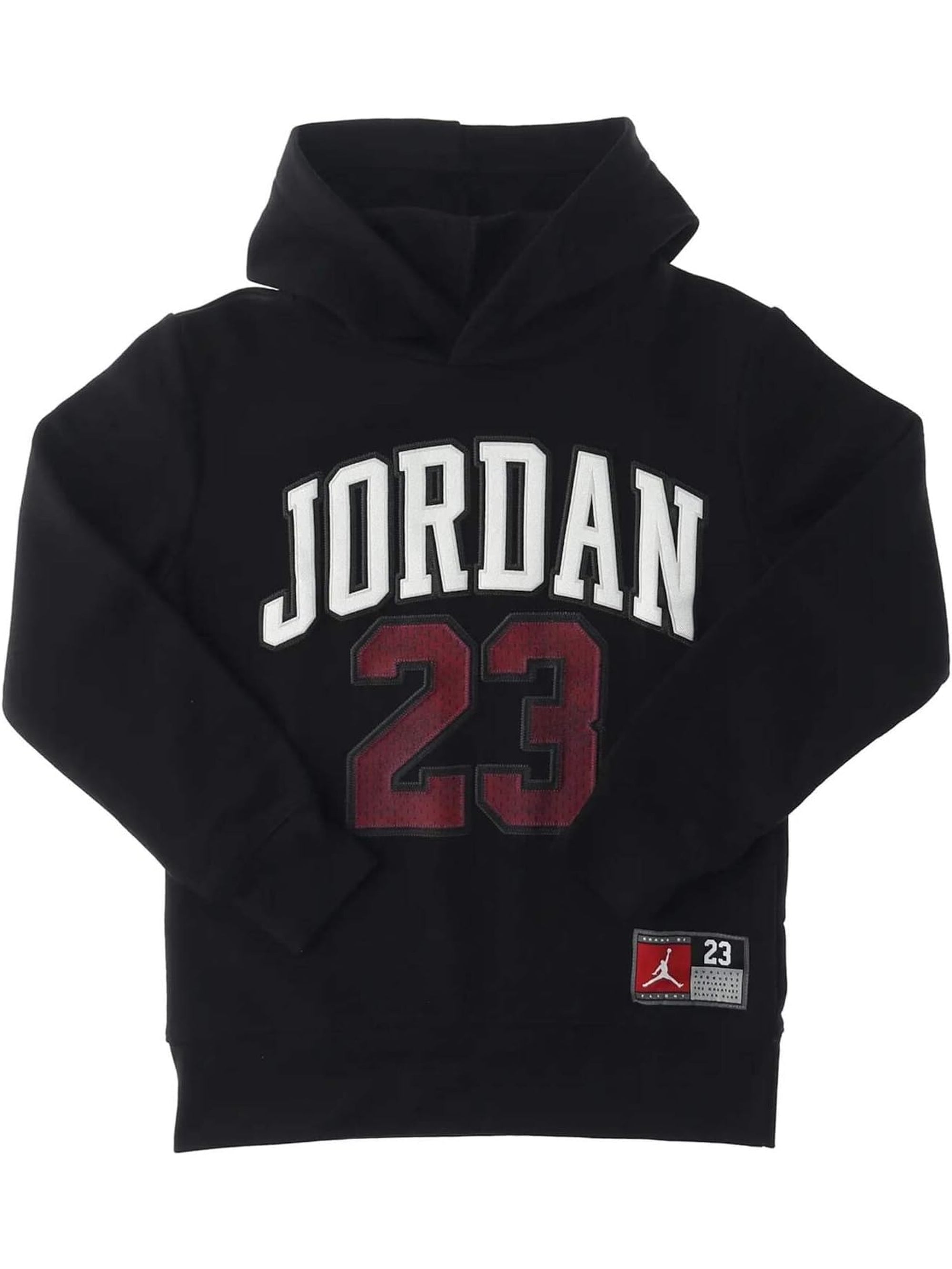 Felpa NIKE Bambino JORDAN HBR FLC PO HOODIE Nero