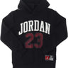 Felpa NIKE Bambino JORDAN HBR FLC PO HOODIE Nero