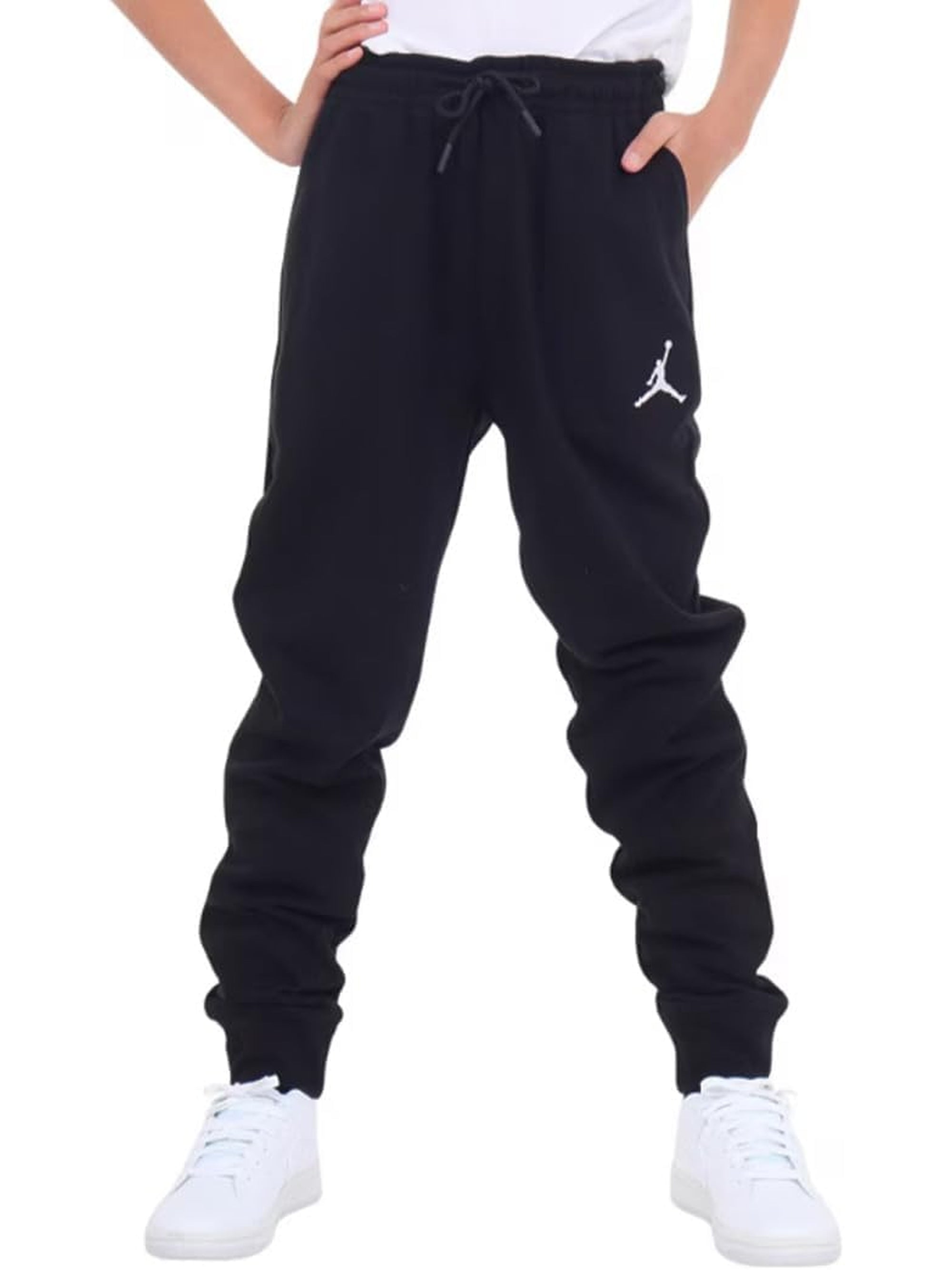 Pantalone Felpa NIKE Bambino JDB MJ ESSENTIALS FT PANT Nero