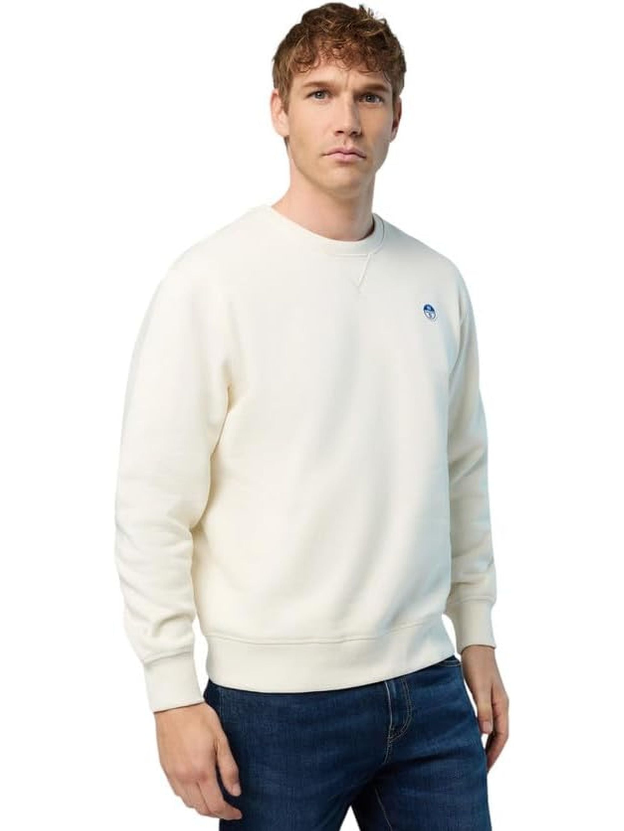 Felpa NORTH SAILS Uomo CREWNECK Bianco