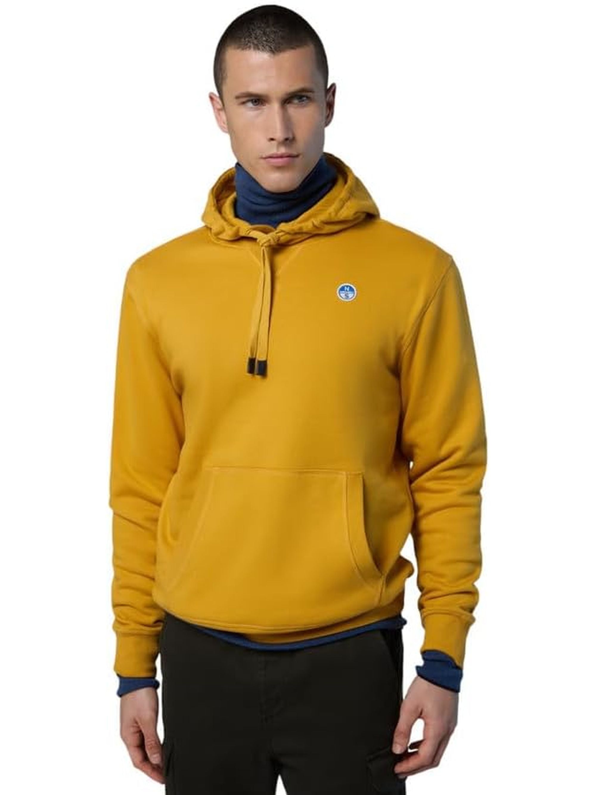 Felpa NORTH SAILS Uomo HOODED Giallo