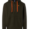 Felpa NORTH SAILS Uomo HOODED FULL ZIP Verde