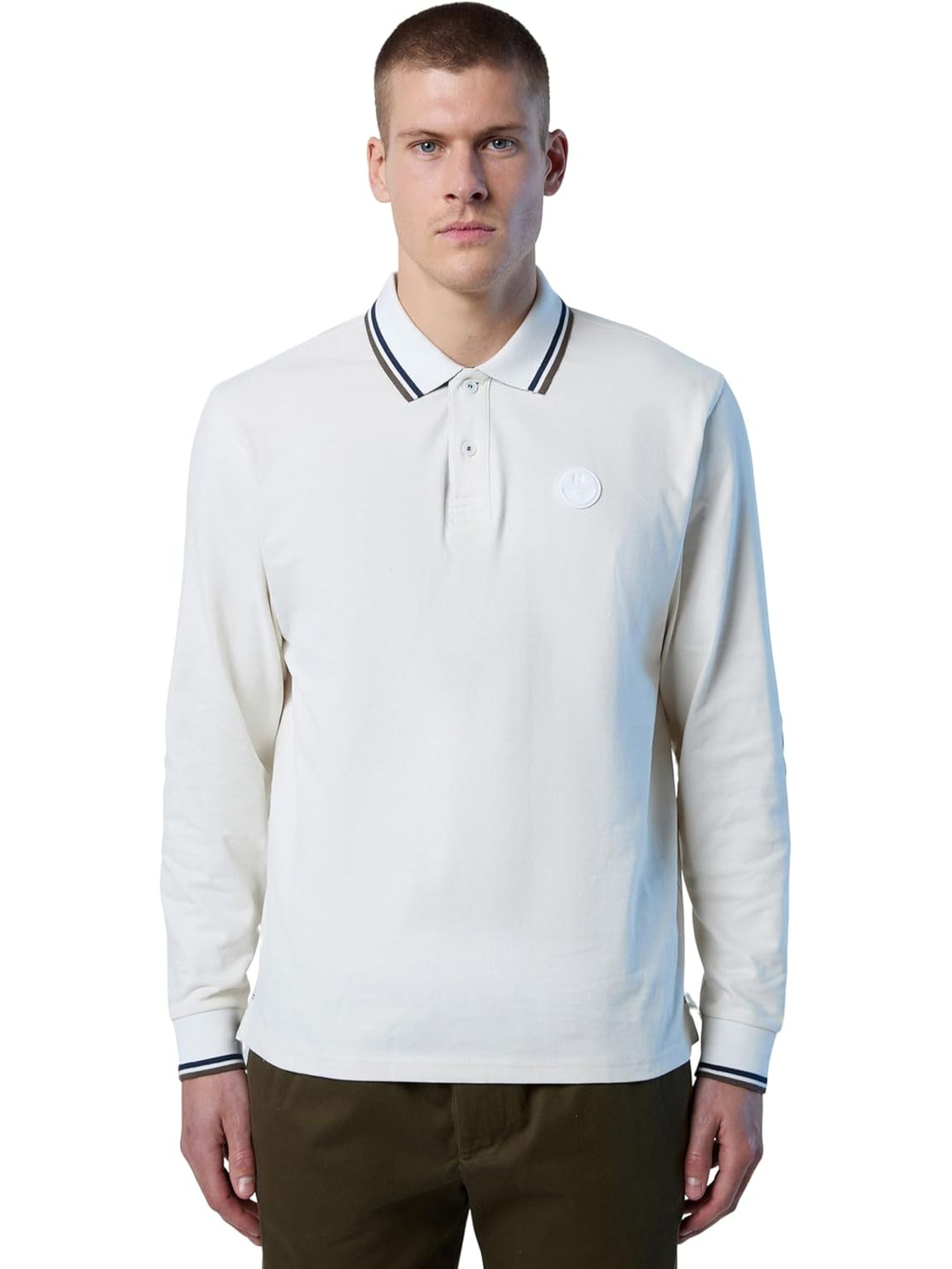 Polo NORTH SAILS Uomo POLO LONG SLEEVE Blu