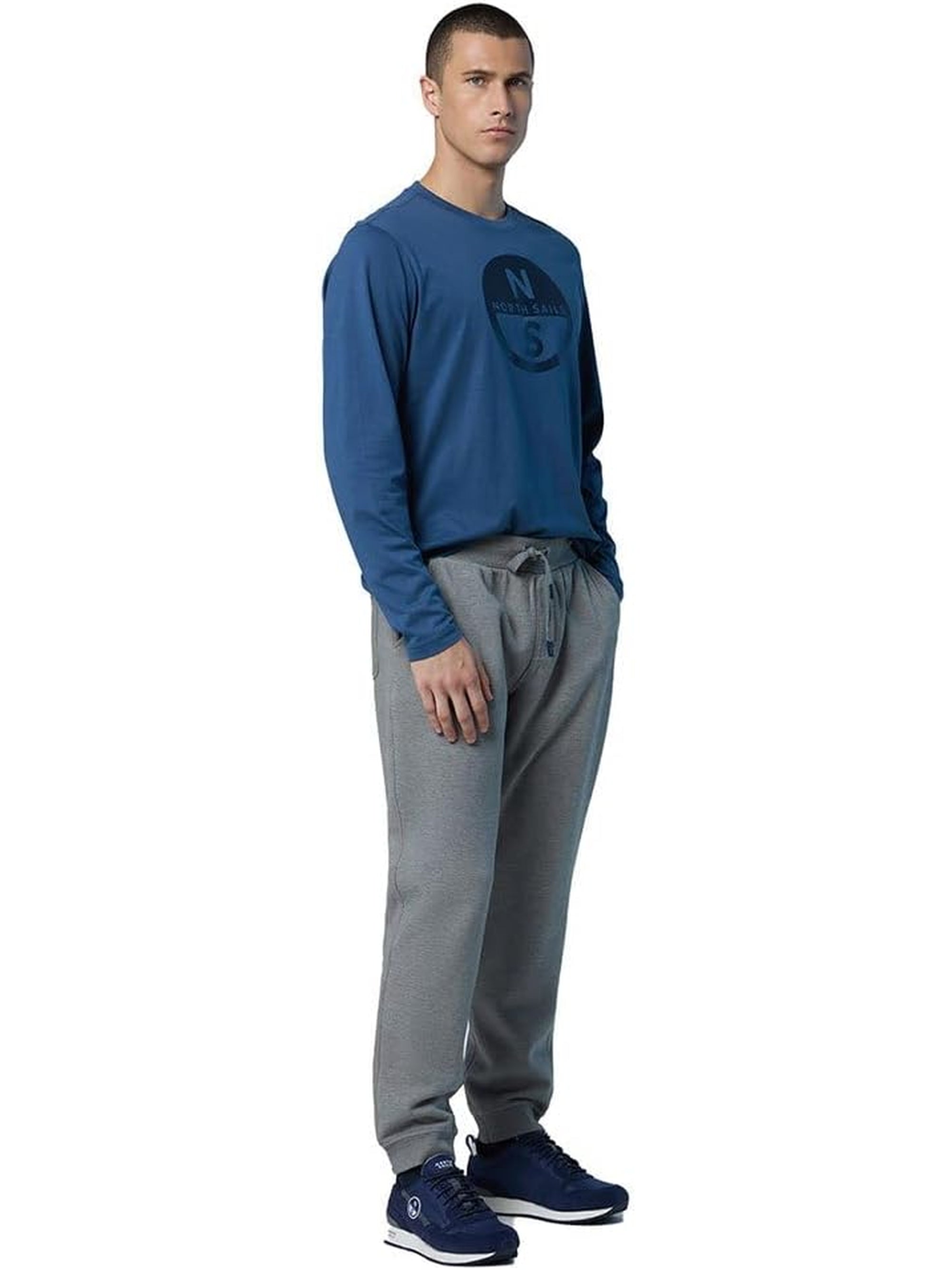 T-shirt NORTH SAILS Uomo LONG SLEEVE Blu