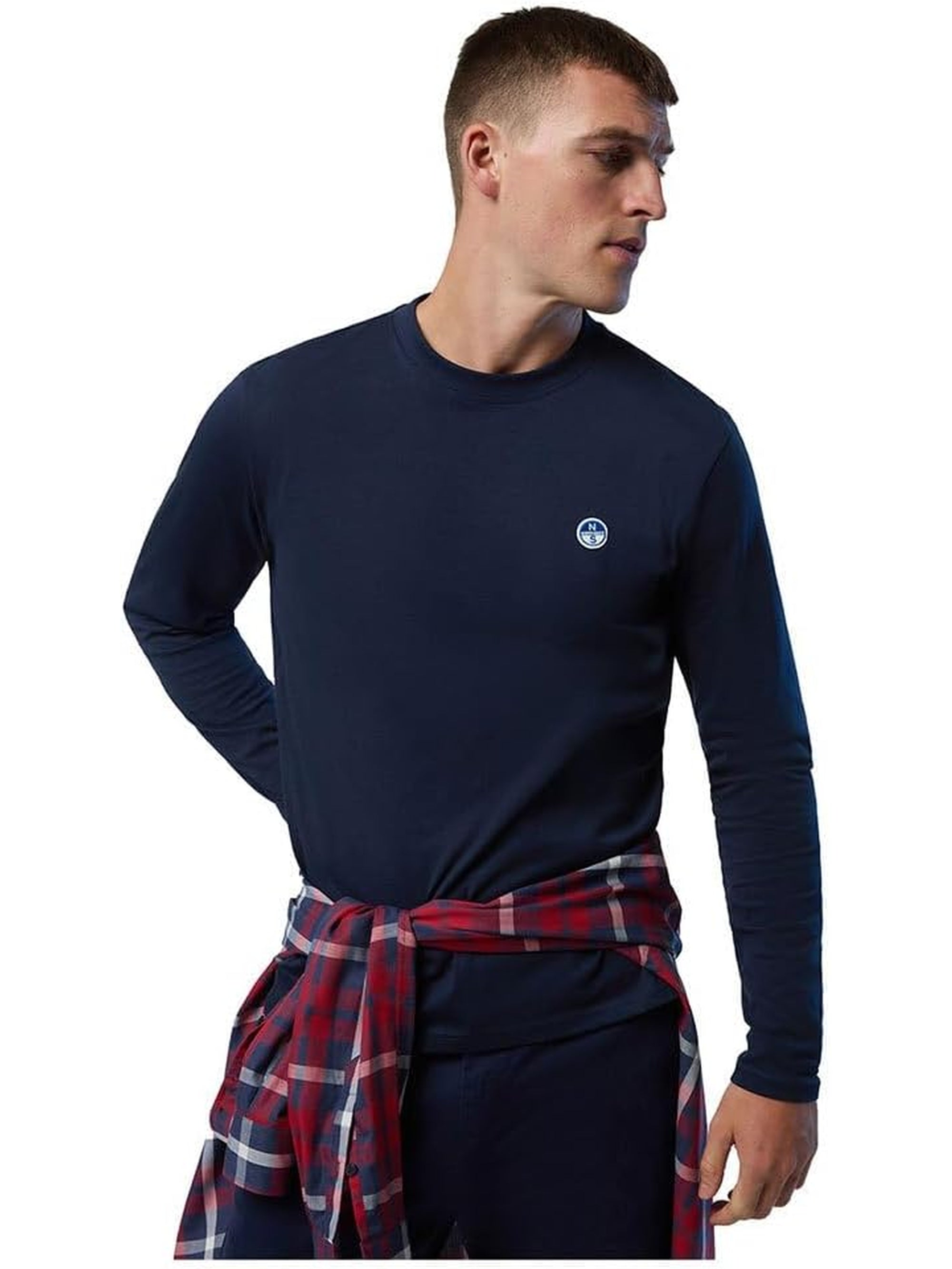 T-shirt NORTH SAILS Uomo LONG SLEEVE Blu