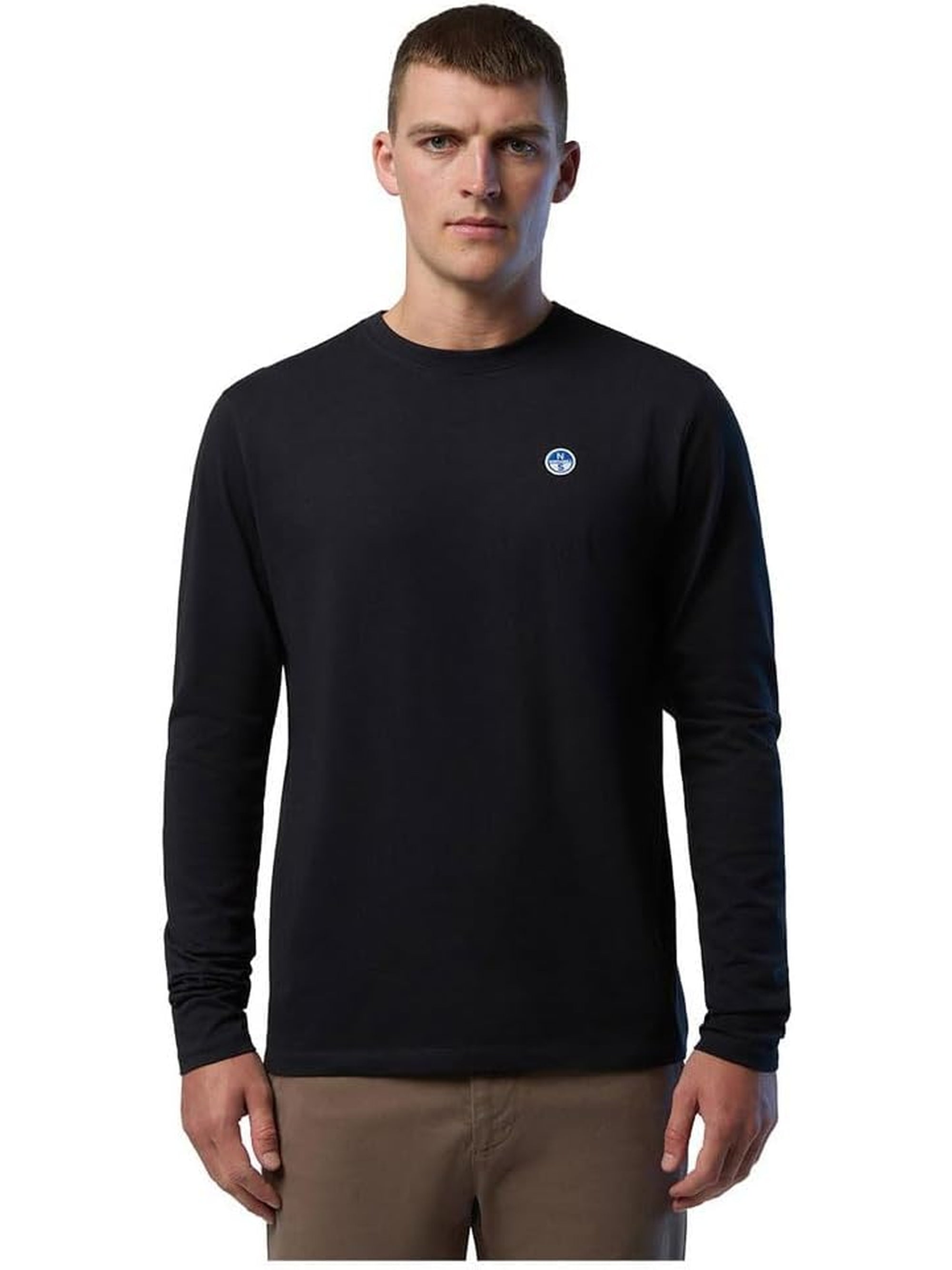 T-shirt NORTH SAILS Uomo LONG SLEEVE Nero