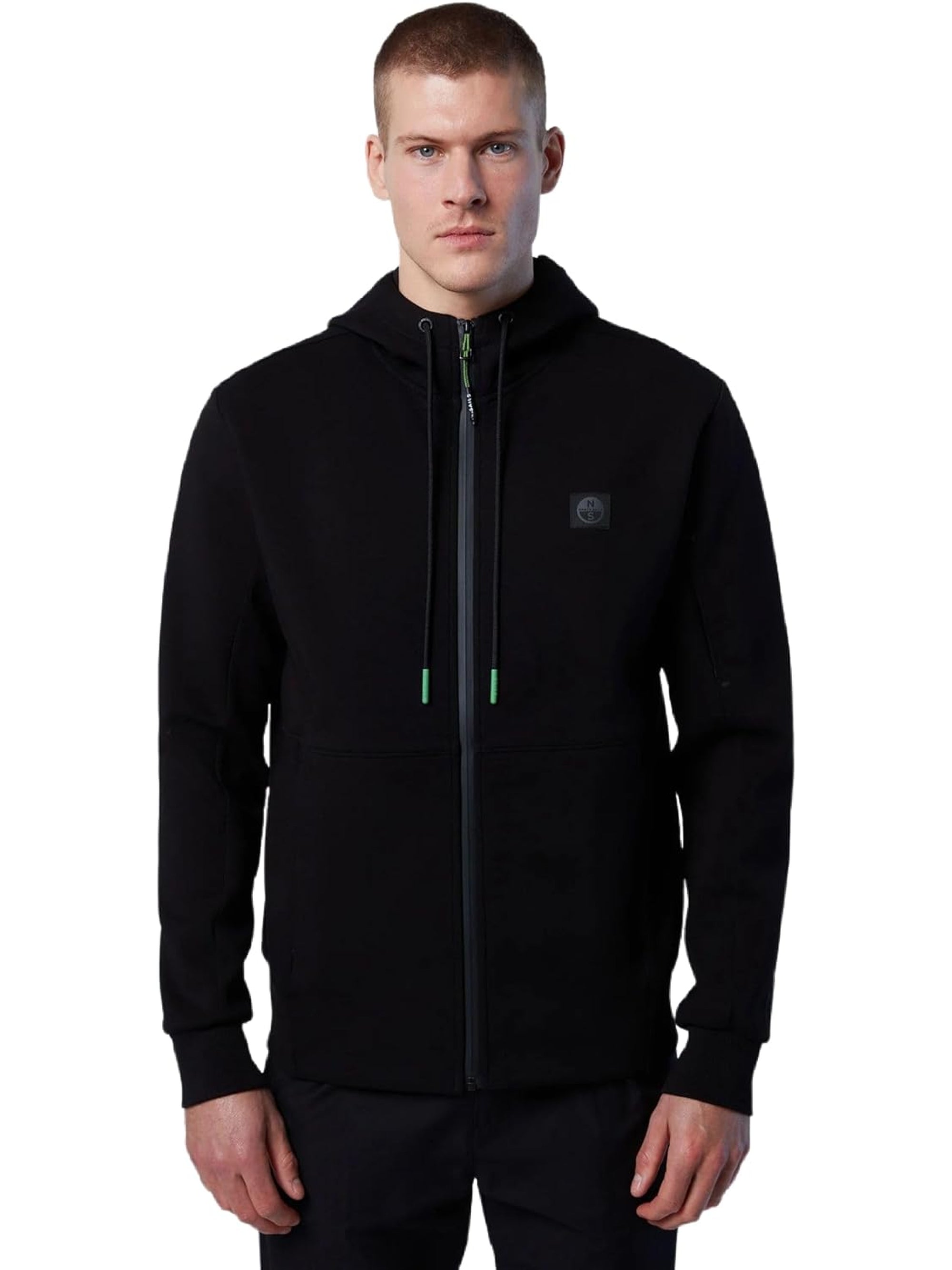 Felpa NORTH SAILS Uomo HOODED FULL ZIP Nero