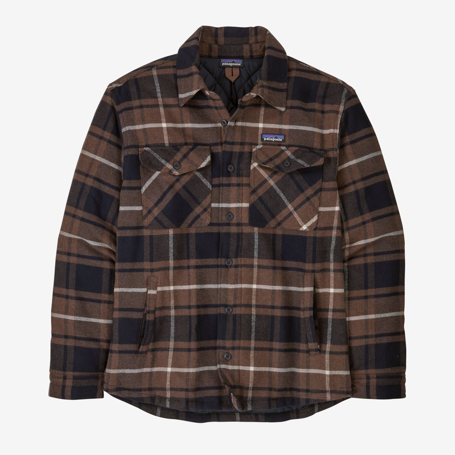 Camicia PATAGONIA Uomo LW INSULATED FJORD FLANNEL SHIRT Marrone