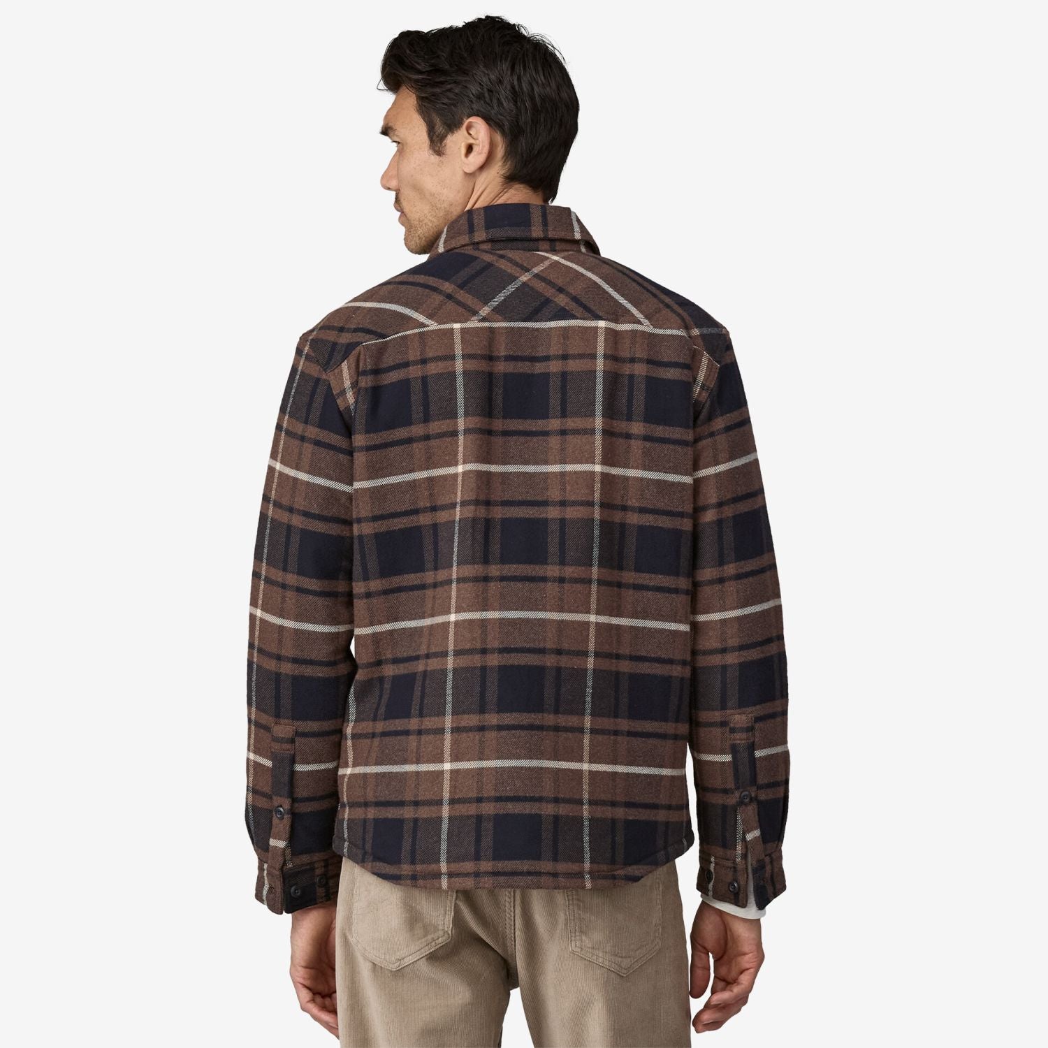 Camicia PATAGONIA Uomo LW INSULATED FJORD FLANNEL SHIRT Marrone