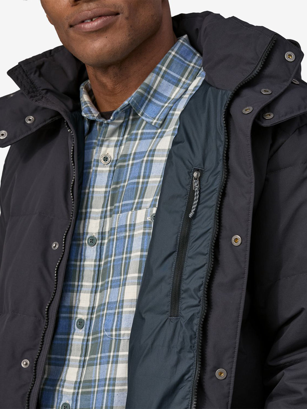 Giubbotto Patagonia Uomo Downdrift Jkt Blu Patagonia  Angolo dello Sport