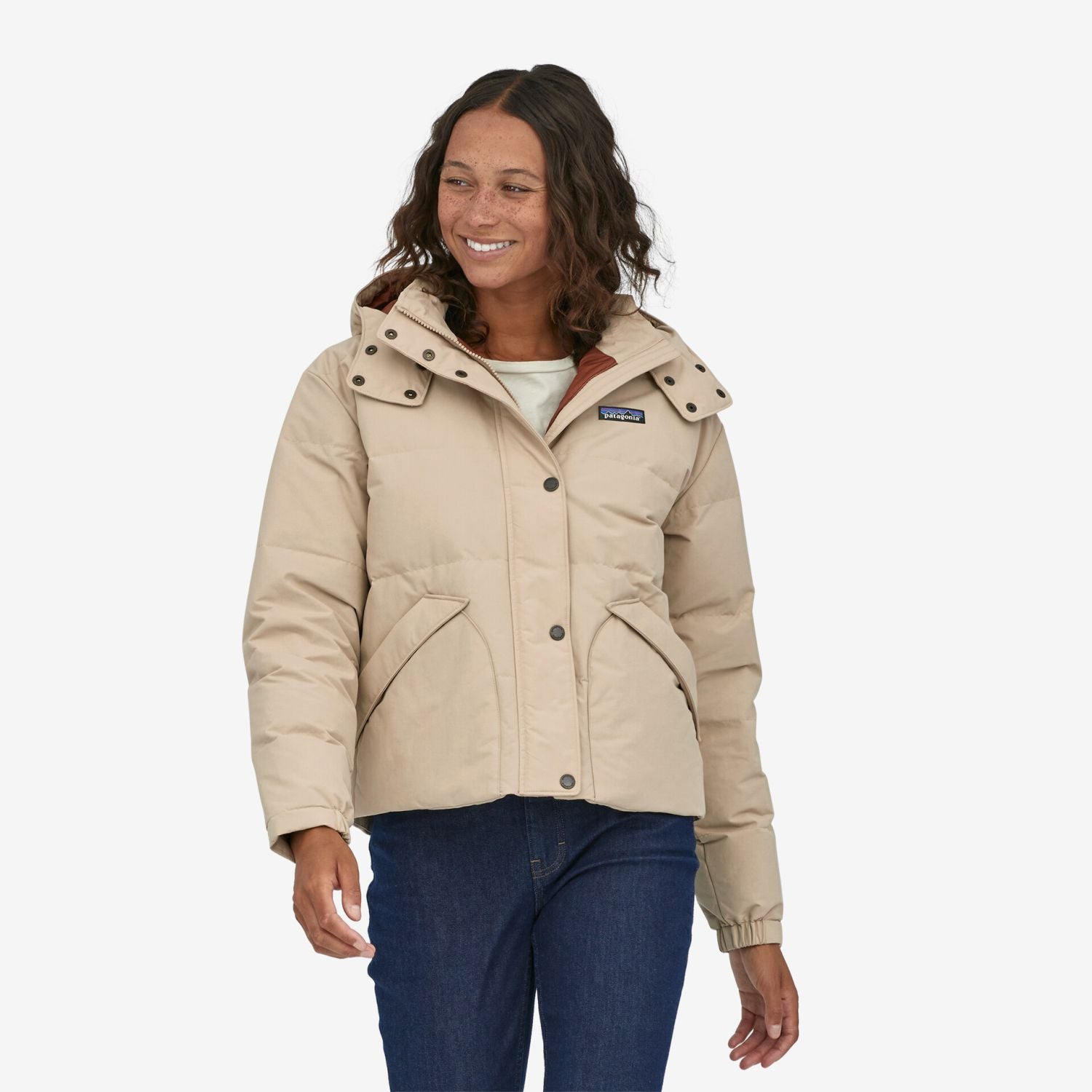 Giubbotto PATAGONIA Donna DOWNDRIFT JKT Beige