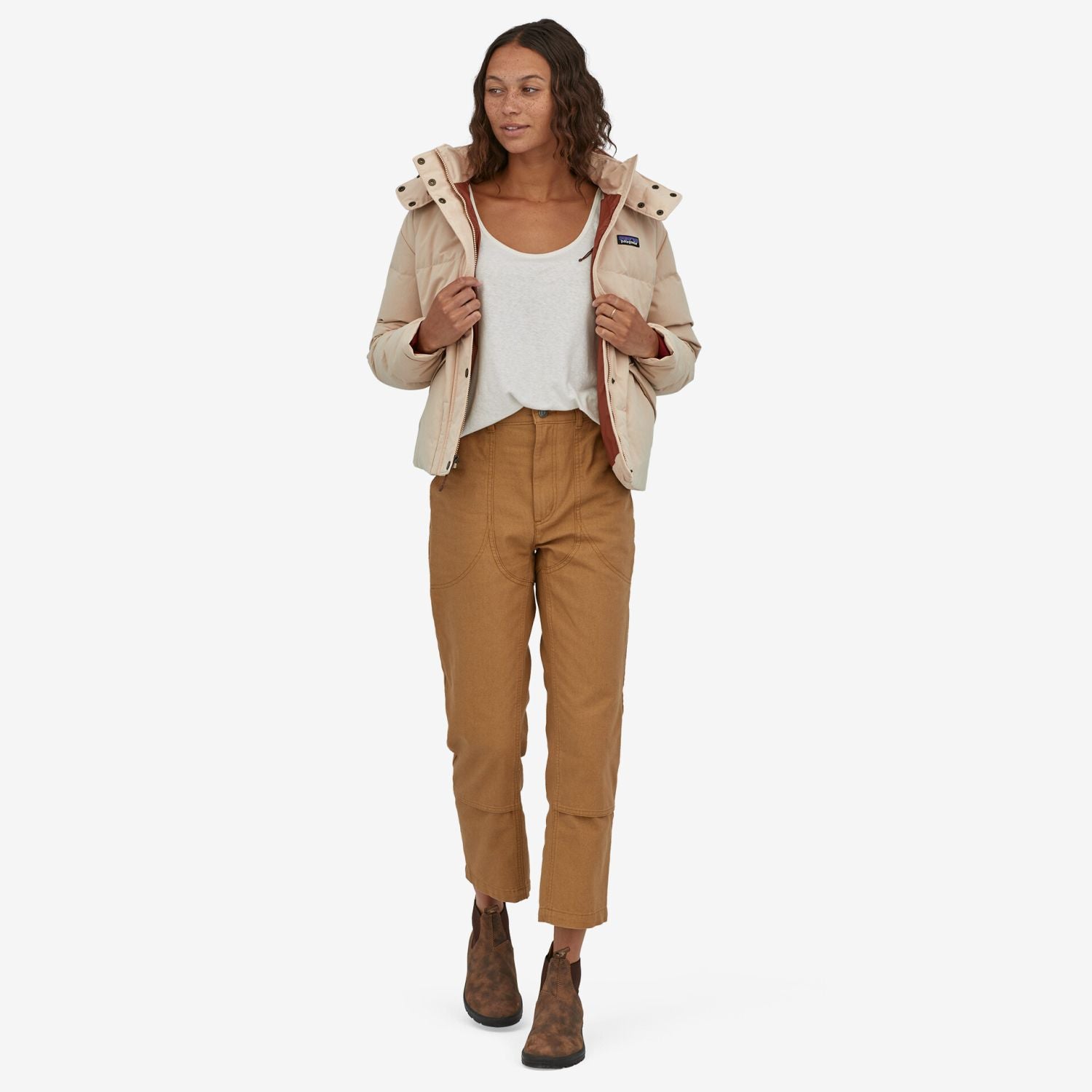 Giubbotto PATAGONIA Donna DOWNDRIFT JKT Beige