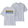 T-shirt PATAGONIA Uomo BOARDSHORT LOGO POCKET RESPONSIBILI-TEE Bianco