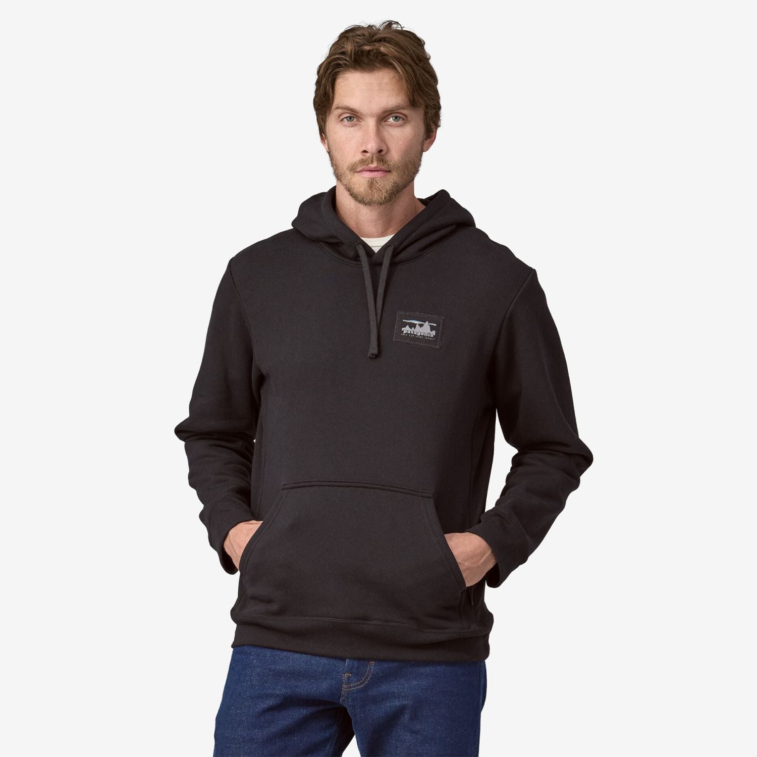 Felpa PATAGONIA Uomo '73 SKYLINE UPRISAL HOODY Nero