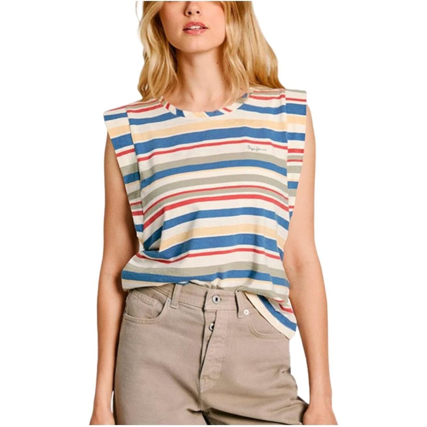 T-shirt PEPE JEANS Donna EVA Bianco