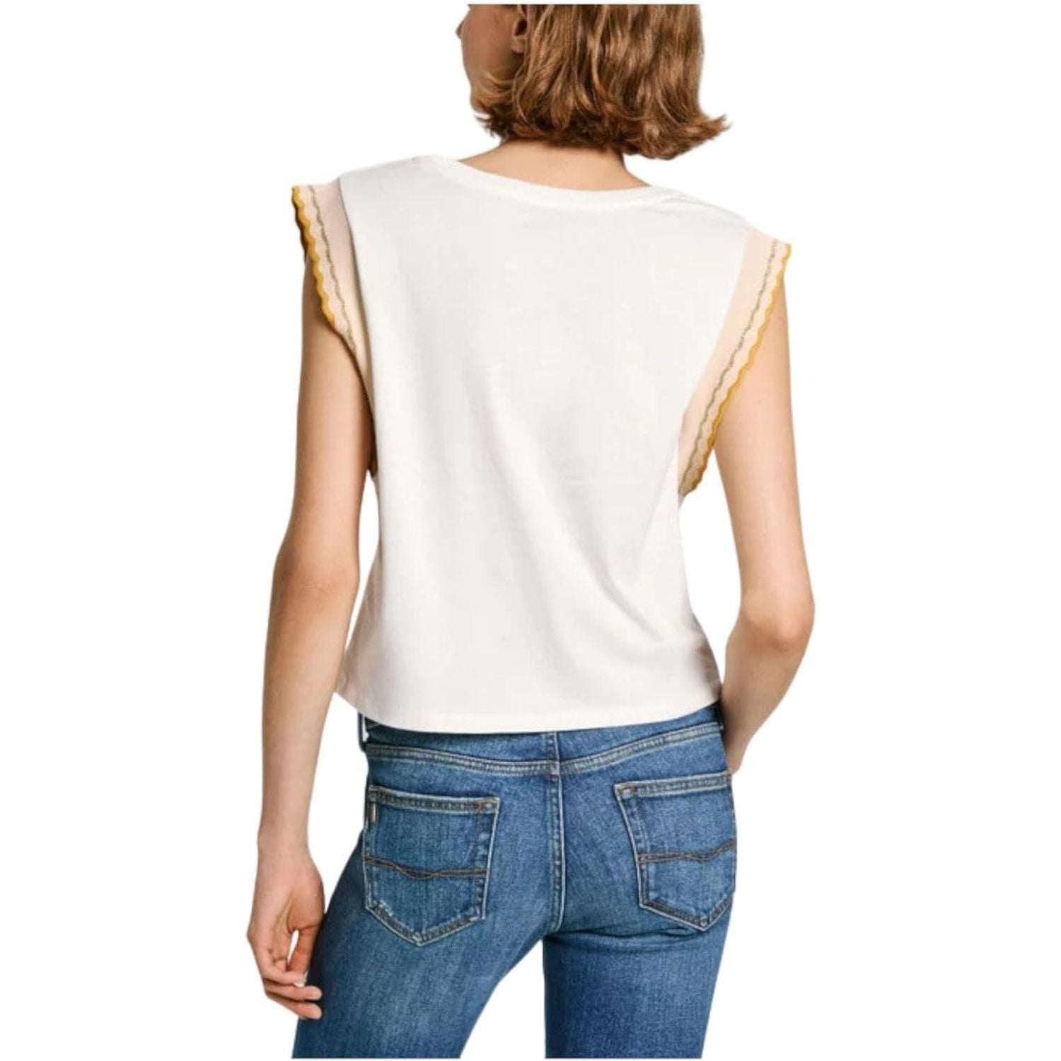 T-shirt PEPE JEANS Donna EDMA Bianco