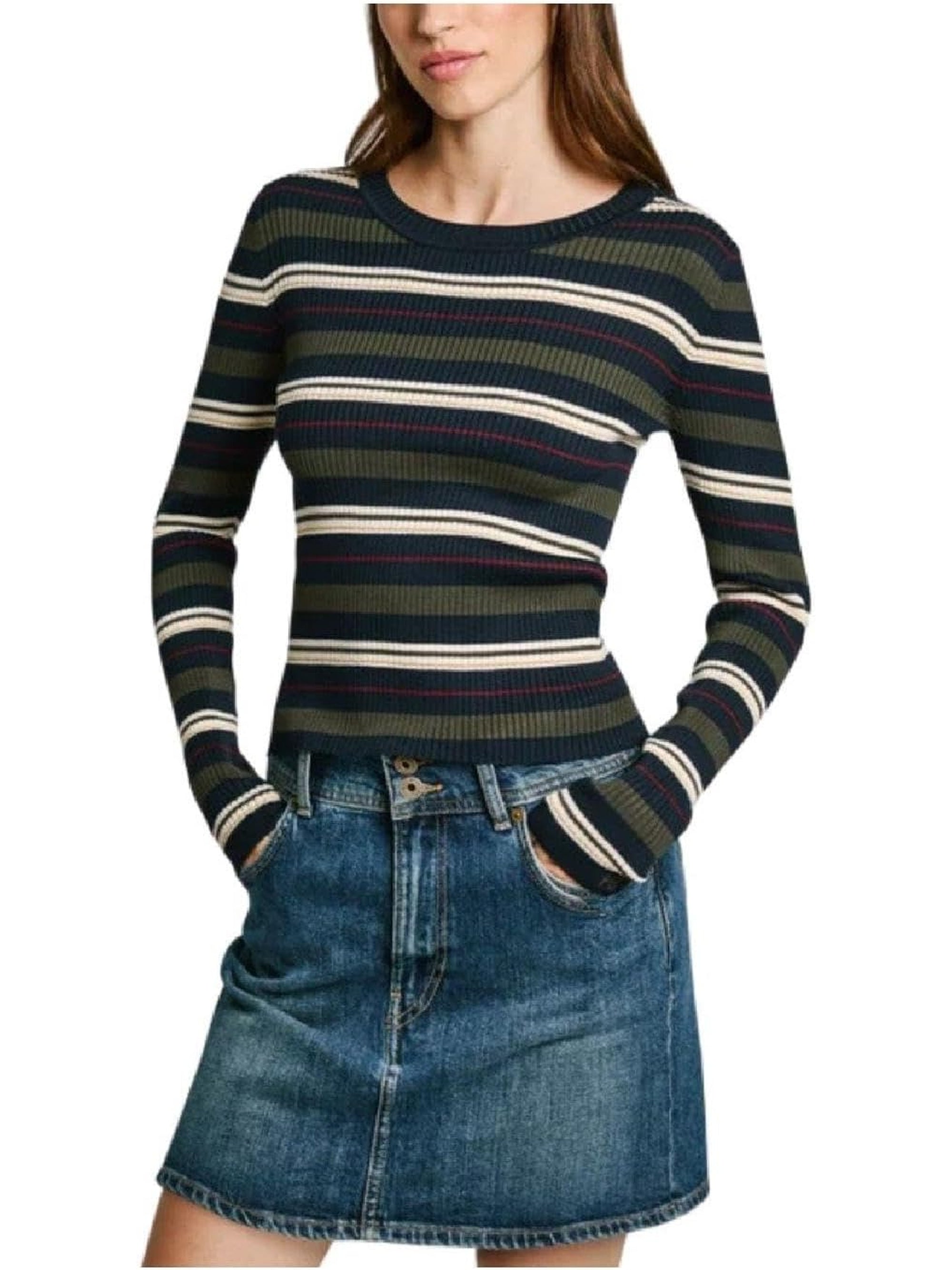 Pullover PEPE JEANS Donna HILLARY Verde