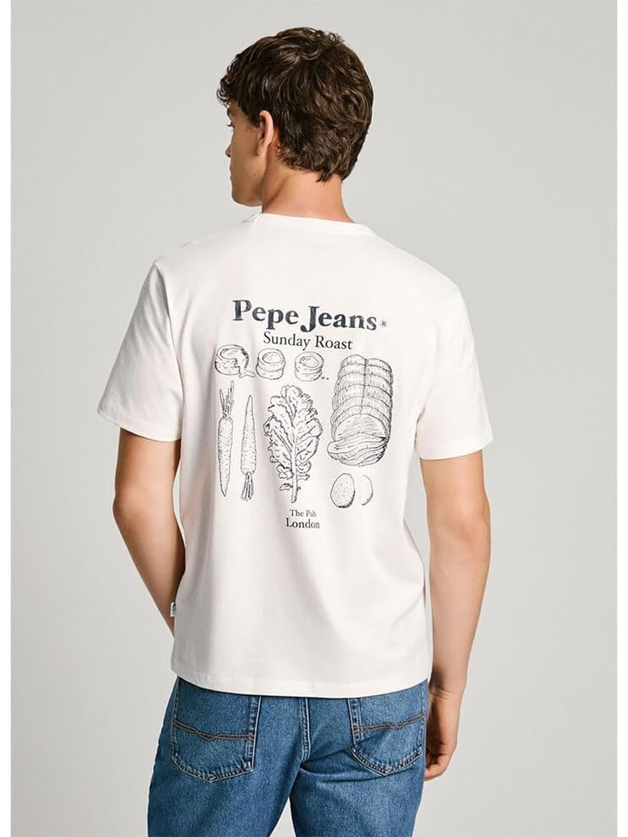 T-shirt PEPE JEANS Uomo ARRYN Bianco