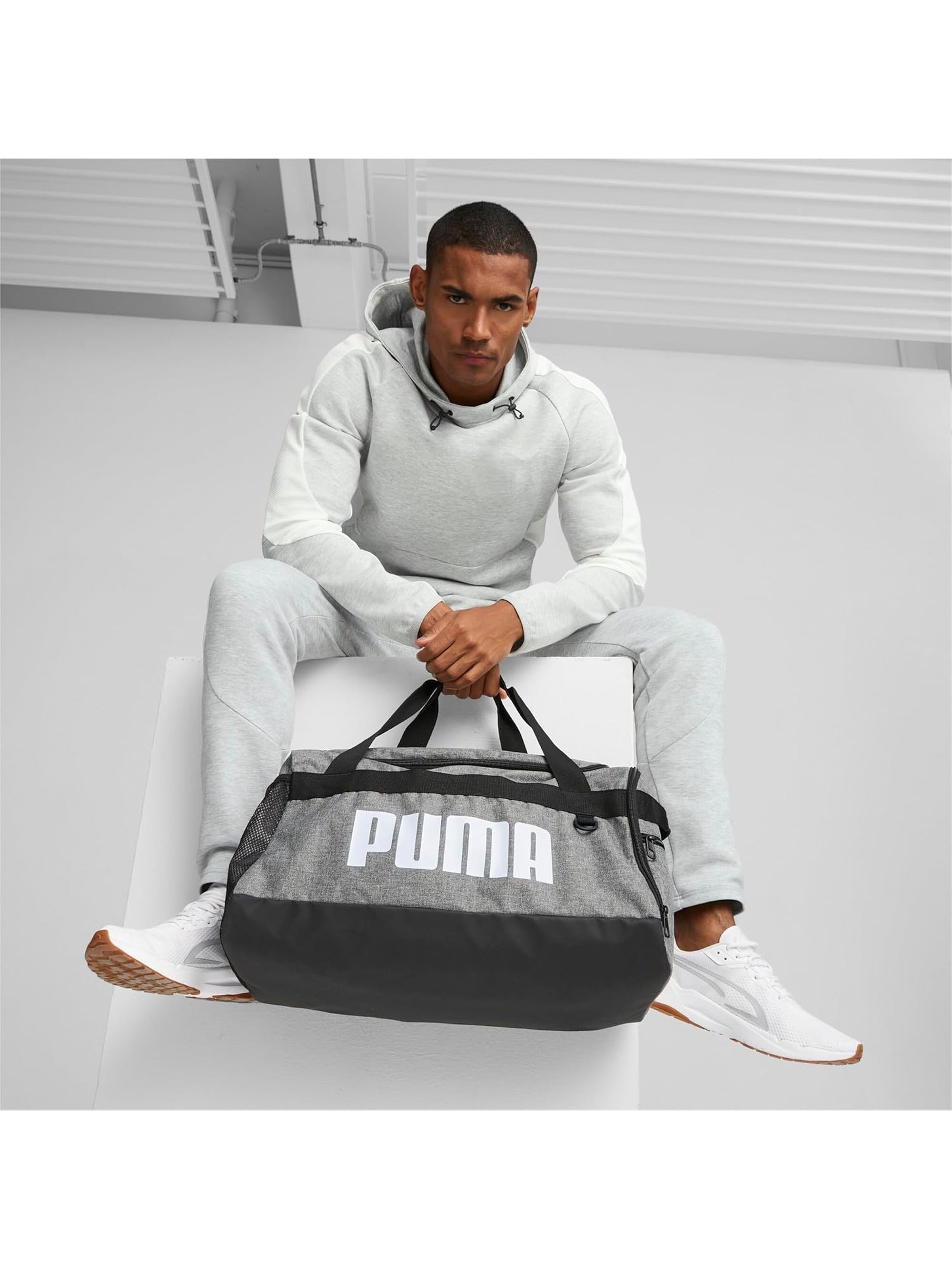 Borsone PUMA Unisex CHALLENGER DUFFEL BAG S Grigio