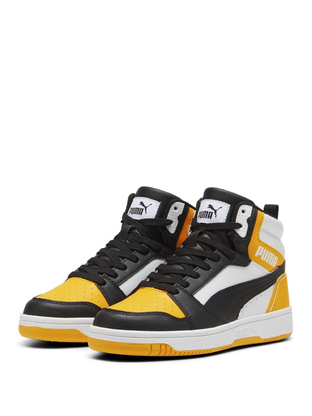 Sneakers Puma Bambino Rebound V6 Mid Jr Giallo
