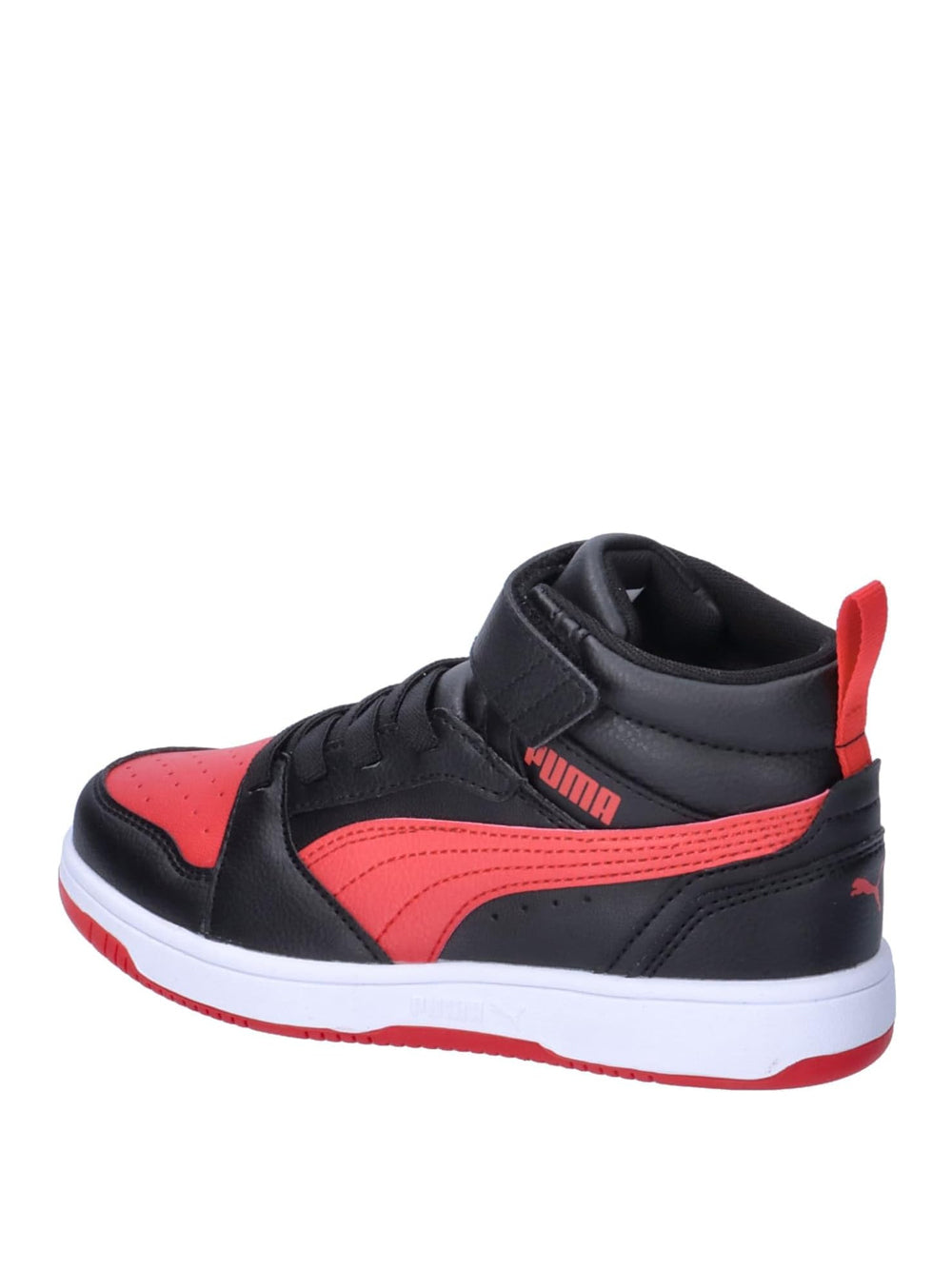 Sneakers Puma Bambino Rebound V6 Mid Ac+ Ps Rosso Puma  Angolo dello Sport