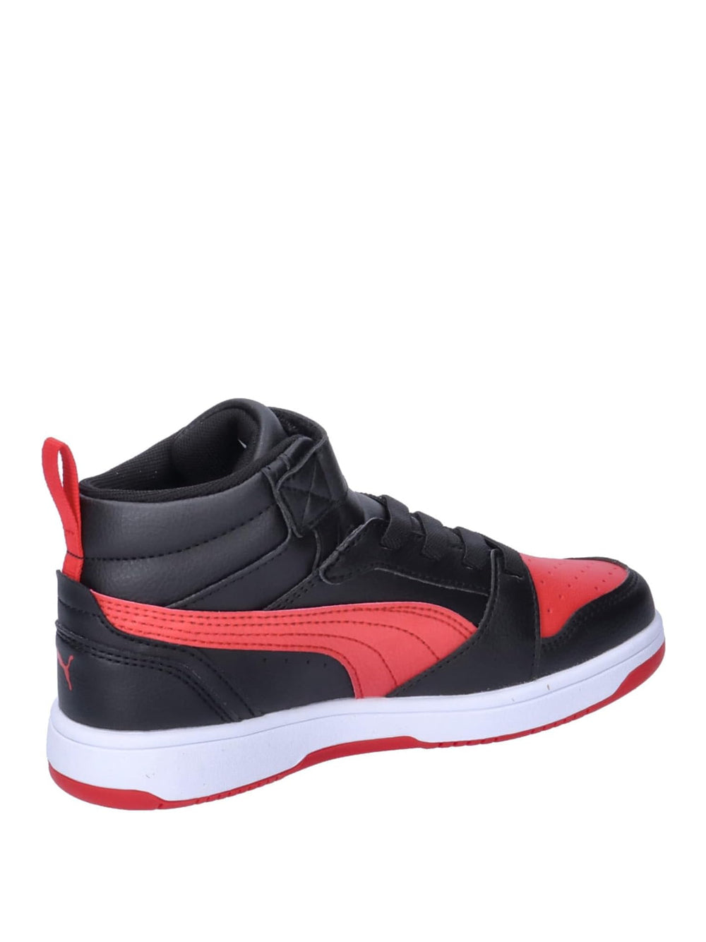 Sneakers Puma Bambino Rebound V6 Mid Ac+ Ps Rosso Puma  Angolo dello Sport