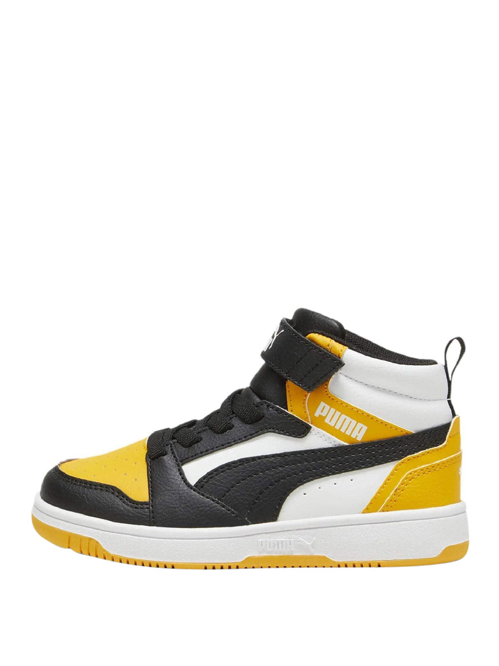 Sneakers Puma Bambino Rebound V6 Mid Ac+ Ps Giallo Puma  Angolo dello Sport