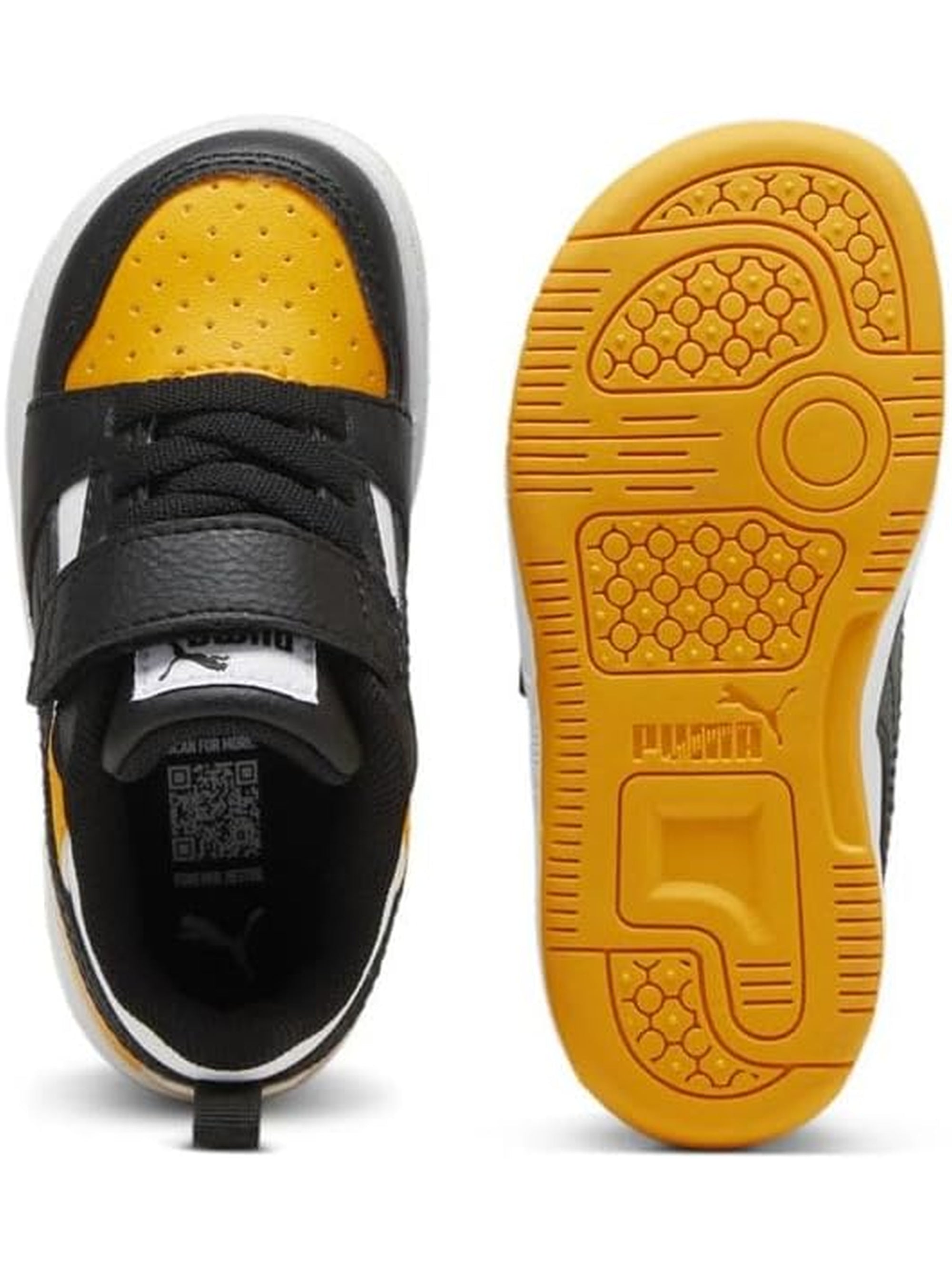 Sneakers PUMA Bambino REBOUND V6 LO AC+ INF Giallo