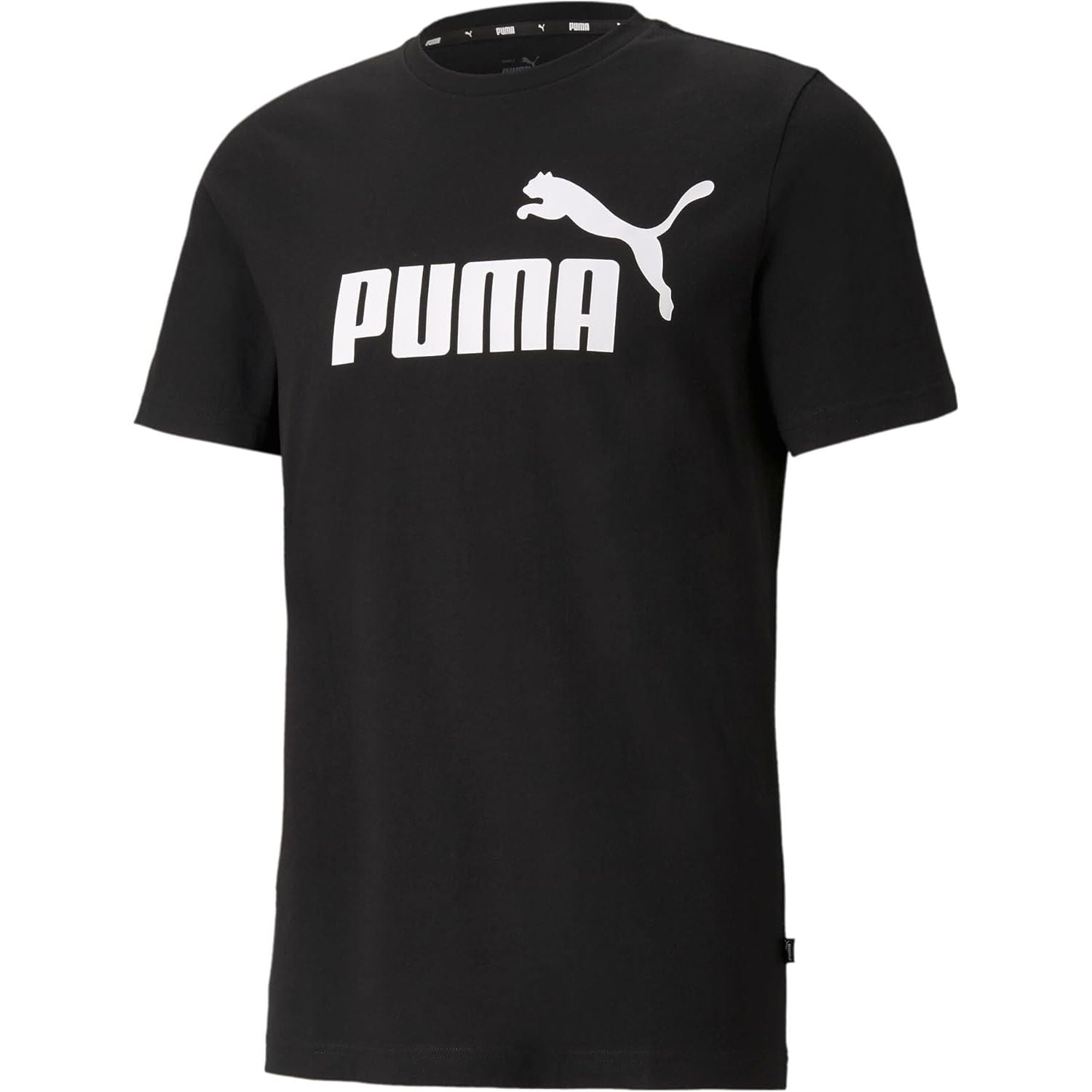 T shirt PUMA Uomo ESS LOGO TEE Nero Angolo dello Sport Online Store