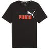 T-shirt PUMA Uomo ESS+ 2 COL LOGO TEE Nero