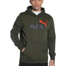 Felpa PUMA Uomo ESS+ 2 COL IG LOGO HOODIE Verde