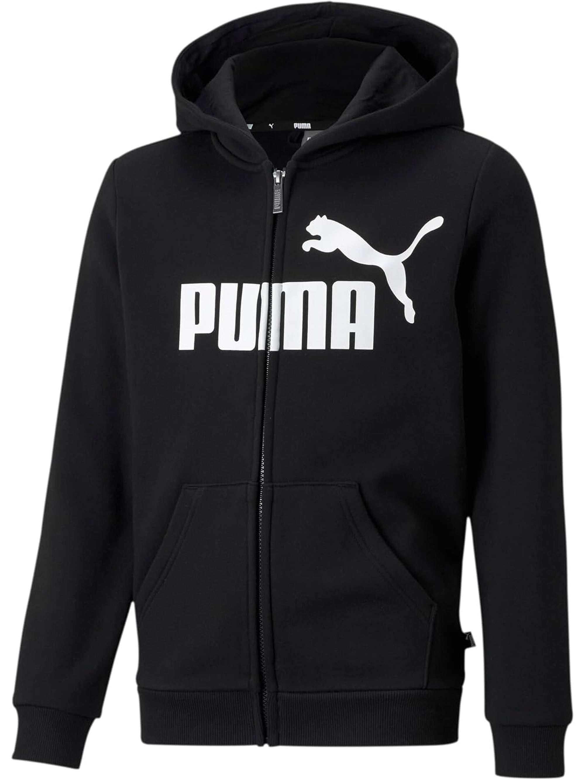 Felpa PUMA Bambino ESS BIG LOGO FZ HOODIE FL B Nero