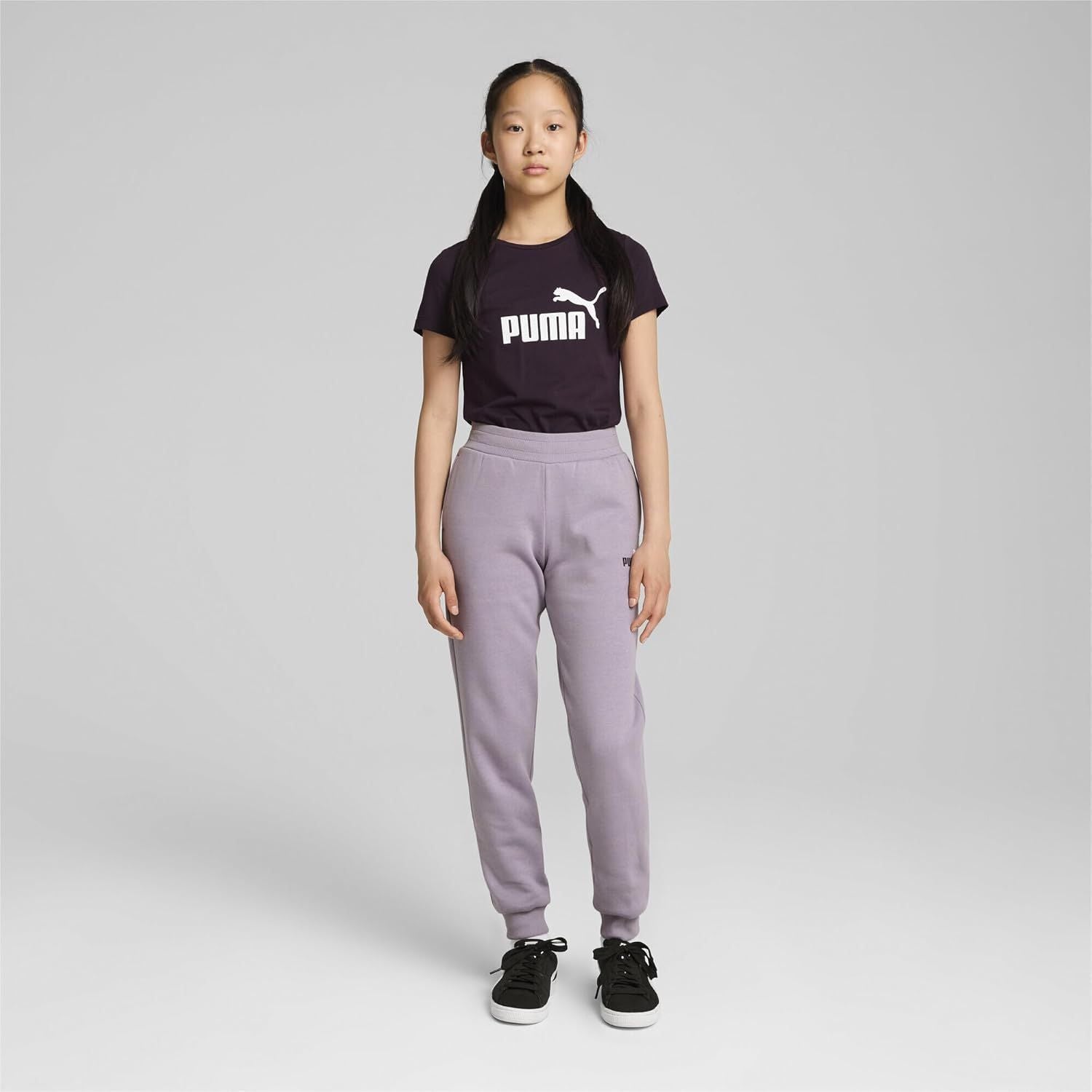 Pantalone Felpa PUMA Bambina ESS+ LOGO SWEATPANTS FL G Viola