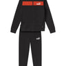 Tuta PUMA Bambino FZ PANEL HOODED TRACKSUIT Nero