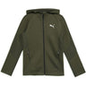 Felpa PUMA Bambino EVOSTRIPE FZ HOODIE DK Verde