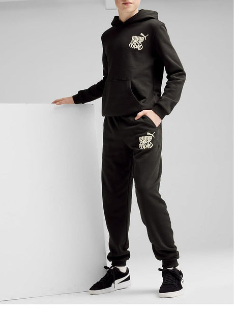 Pantalone Felpa Puma Bambino Ess+ Mid 90s Sweatpants Fl B Nero Puma  Angolo dello Sport