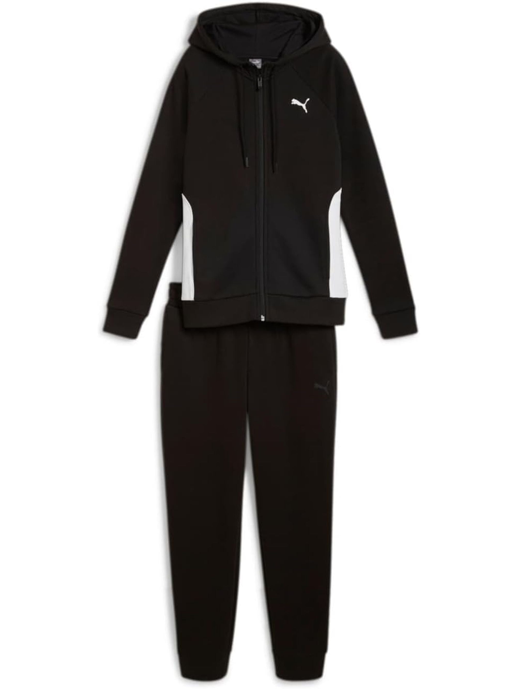 Tuta Sportiva PUMA Donna CLASSIC HOODED TRACKSUIT FL Nero