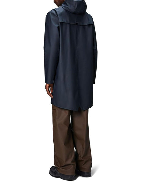 Impermeabile Rains Unisex Long Navy Rains  Angolo dello Sport