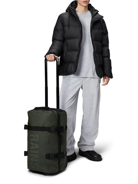 Trolley Rains Unisex Texel Cabin Verde Rains  Angolo dello Sport