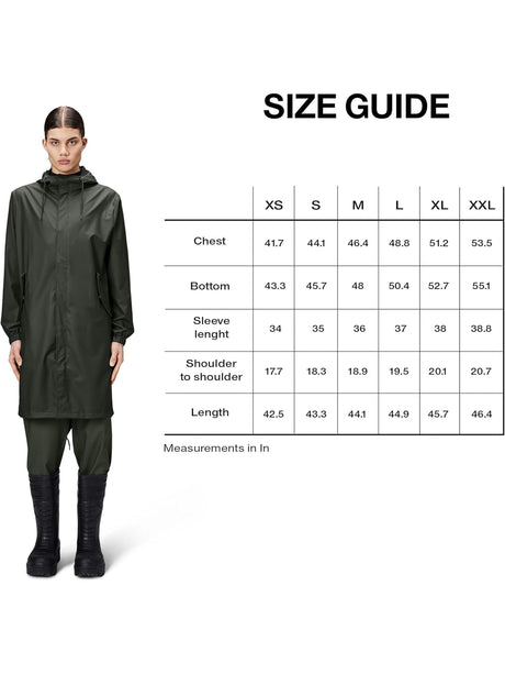 Impermeabile Rains Donna Fishtail Verde Rains  Angolo dello Sport