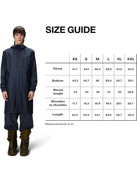 Impermeabile Rains Donna Fishtail Navy Rains  Angolo dello Sport