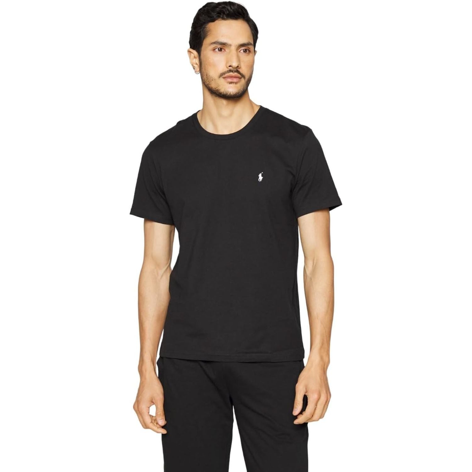 T-shirt RALPH LAUREN Uomo ss crew sleep top Nero