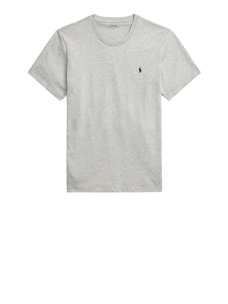 T-Shirt Ralph Lauren Uomo Ss Crew Sleep Top Grigio Ralph Lauren  Angolo dello Sport