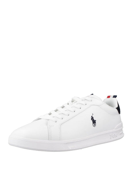 Sneakers Ralph Lauren Uomo Hrt Ct Ii Low Top Lace Bianco Ralph Lauren  Angolo dello Sport
