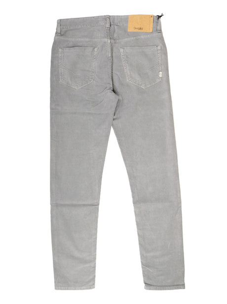 Pantalone Siviglia Uomo Marotta Velluto Grigio Siviglia  Angolo dello Sport