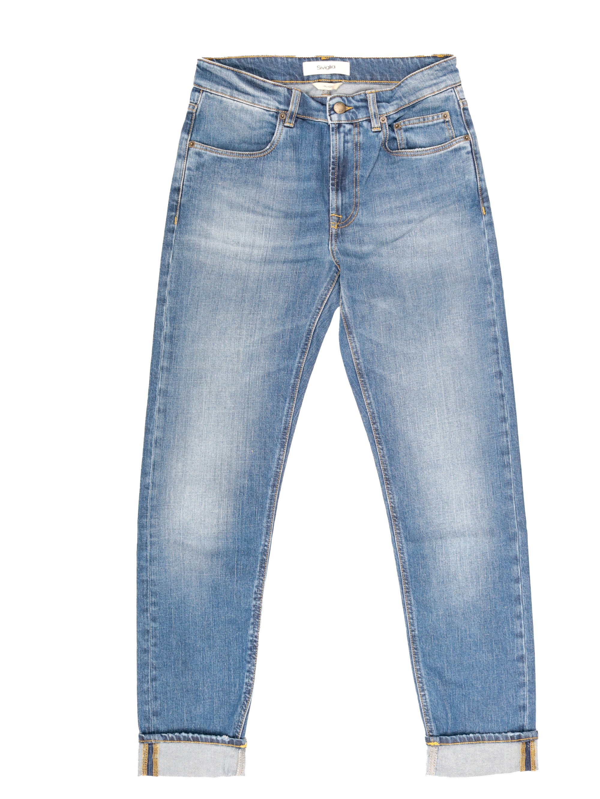 Jeans SIVIGLIA Uomo PALAZZO DENIM BLU Denim