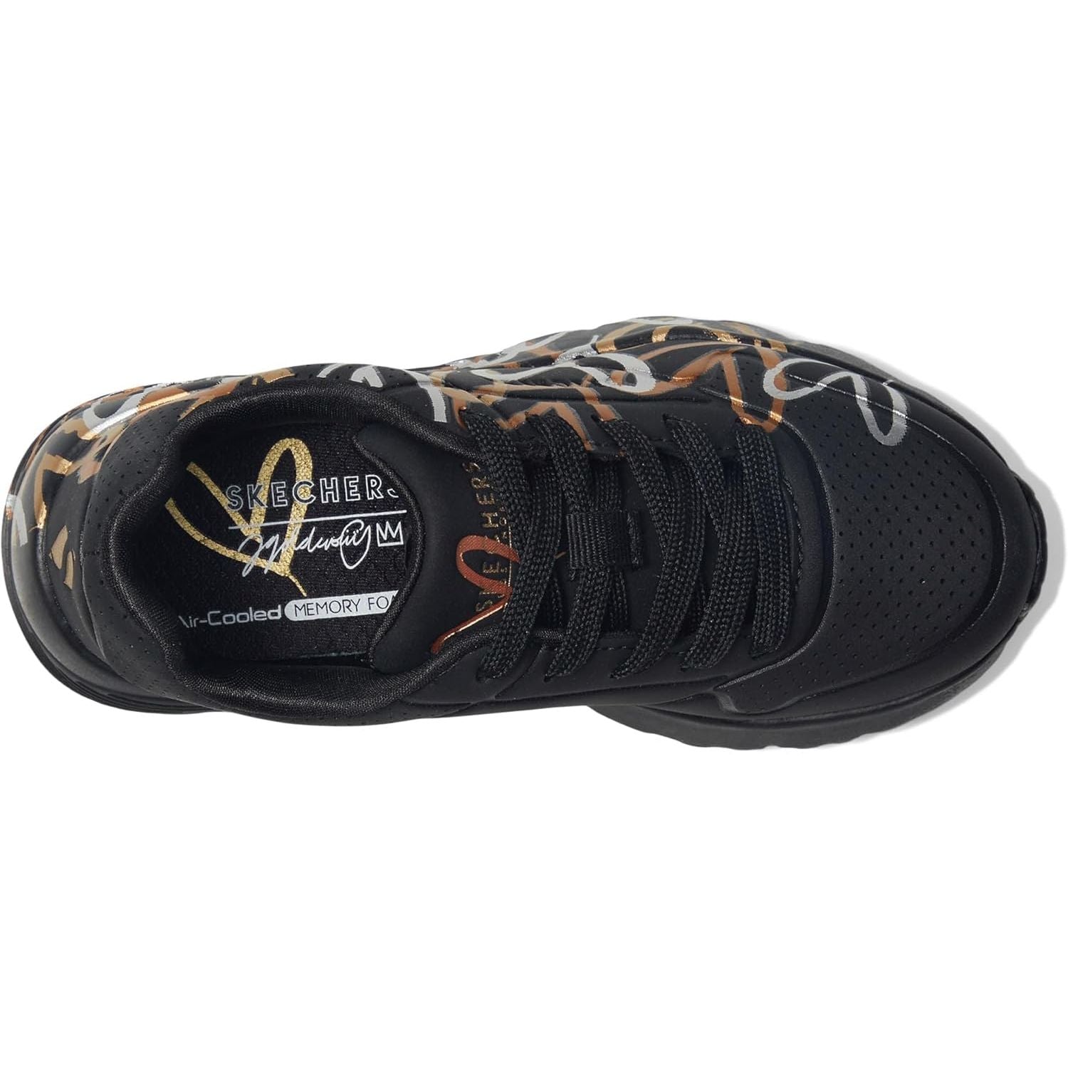 Sneakers SKECHERS Bambino uno lite Nero