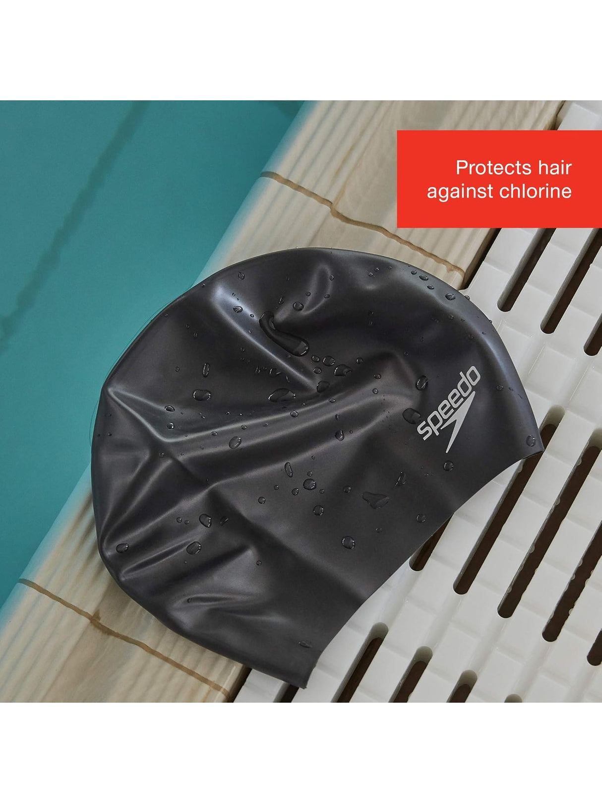 Cuffia Speedo Unisex Long Air Nero Speedo  Angolo dello Sport